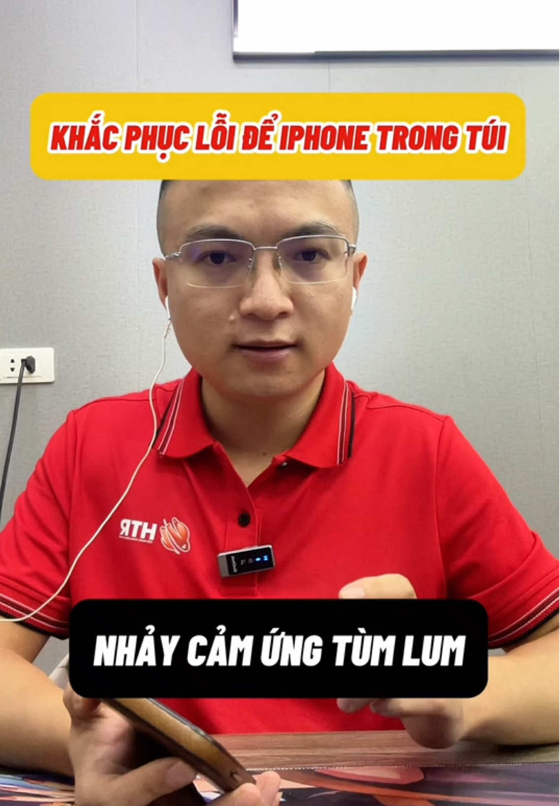 Khắc phục lỗi iPhone để trong túi quần bị nhảy cảm ứng tùm lum #iphonetuyenquang #iphonechinhhang #iphonegiare #reviewiphone #phukientuyenquang #htrstore #xuhuong 