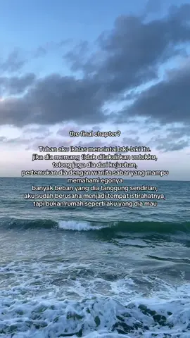 Emang ga pernah aku kan? #rumah #finalchapter #berandatiktok 