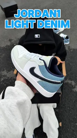 Video cận cảnh Light Denim hot mùa đông  2025 #xuhuong #jordan #fyp #sneakerhn #giaydep 