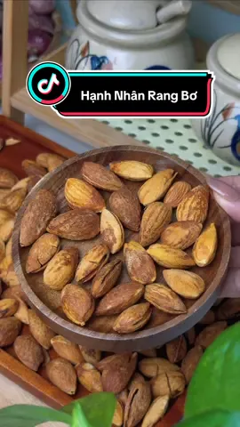 Hạnh Nhân Rang Bơ ăn giòn rụm, thơm bơ cả nhà thử chưa ha #nuhayan🌼 #hanhnhanrangbo #hanhnhan #gonuts #food 
