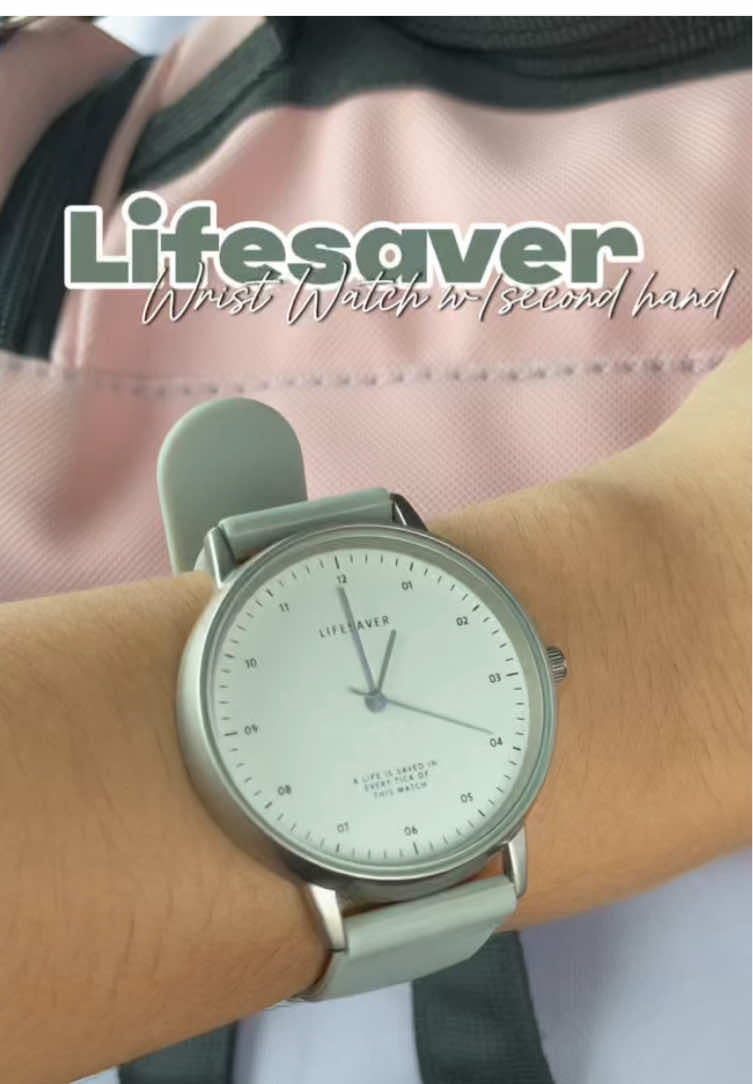 I LOVE my Lifesaver Wrist Watch! Your purchase will bring hope to every Cancer patients ❤️‍🩹 Get yours now! 🫂  #studentnurse #wristwatch #recommendations #creatorsearchinsights #lifesaver 