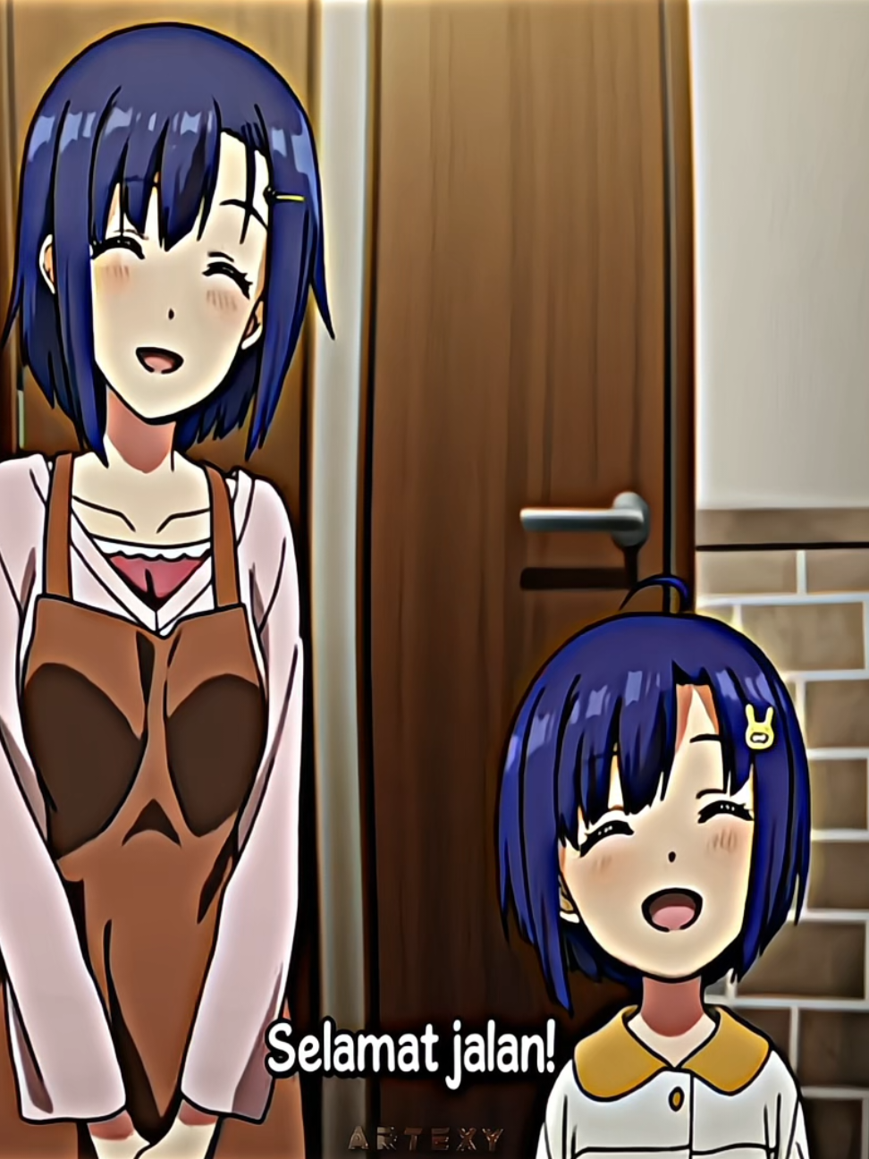 pergi ke masa depan udh punya anak sama istri loh ya🤭🗿 #fyp #margaala #animefyp #bokutachinoremake #shinoakixkyoya 