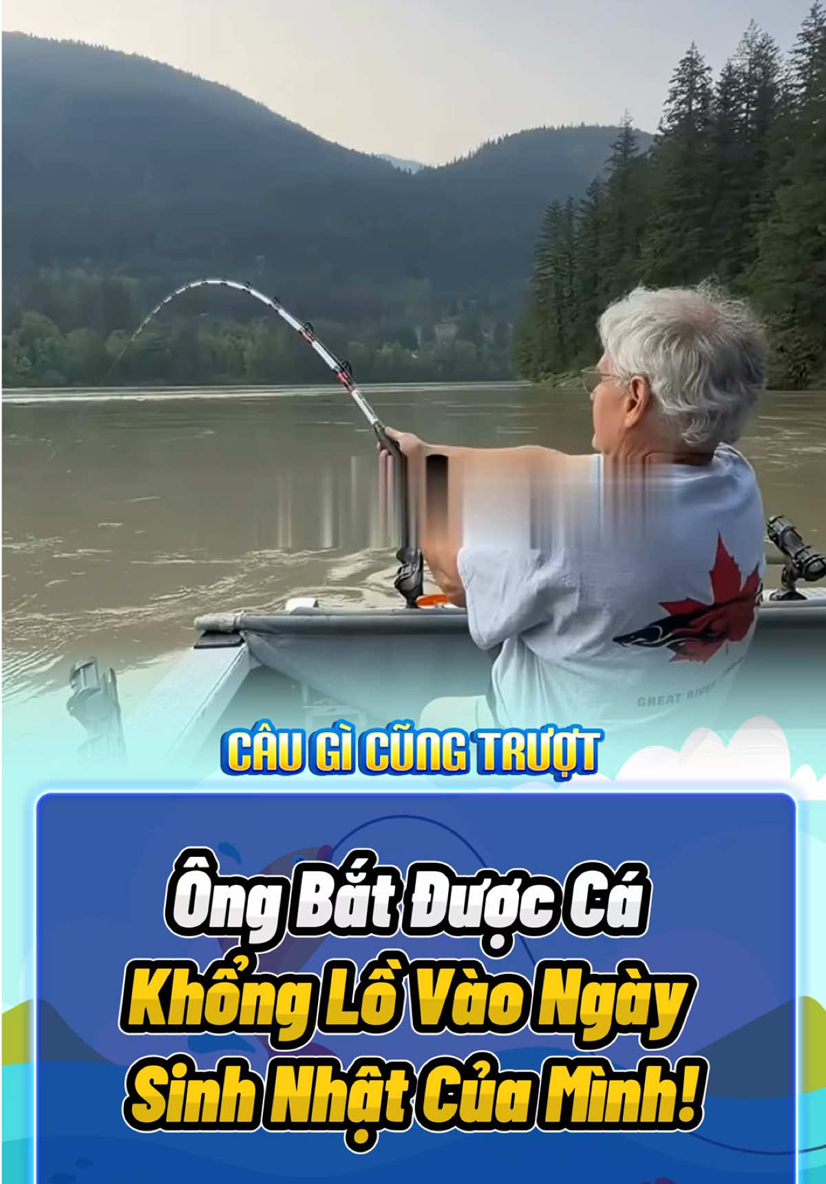 Ông Bắt Được Cá Khổng Lồ Vào Ngày Sinh Nhật Của Mình! #fishing #fishinglife #rarecatch #fishingtok #foryou 