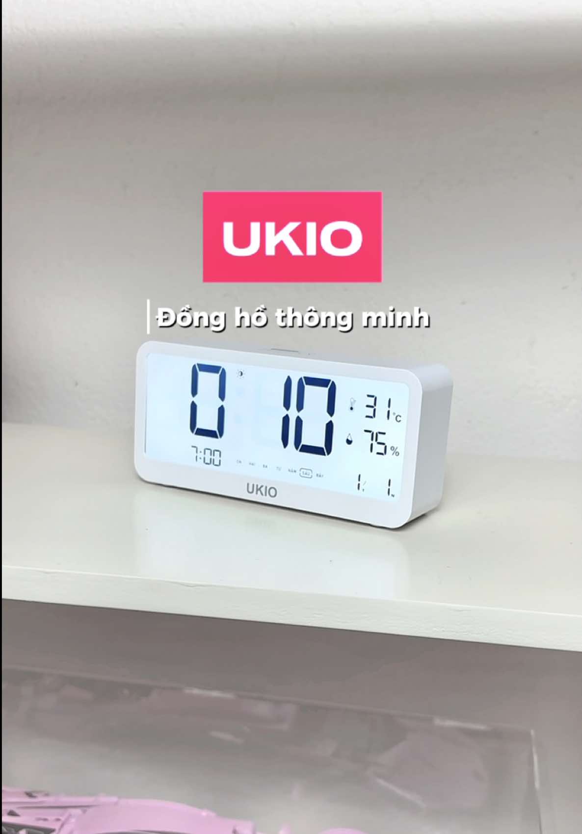 Mê mê #donghodeban #nhietkeam #nhietke #Ukio #decorbanhoc
