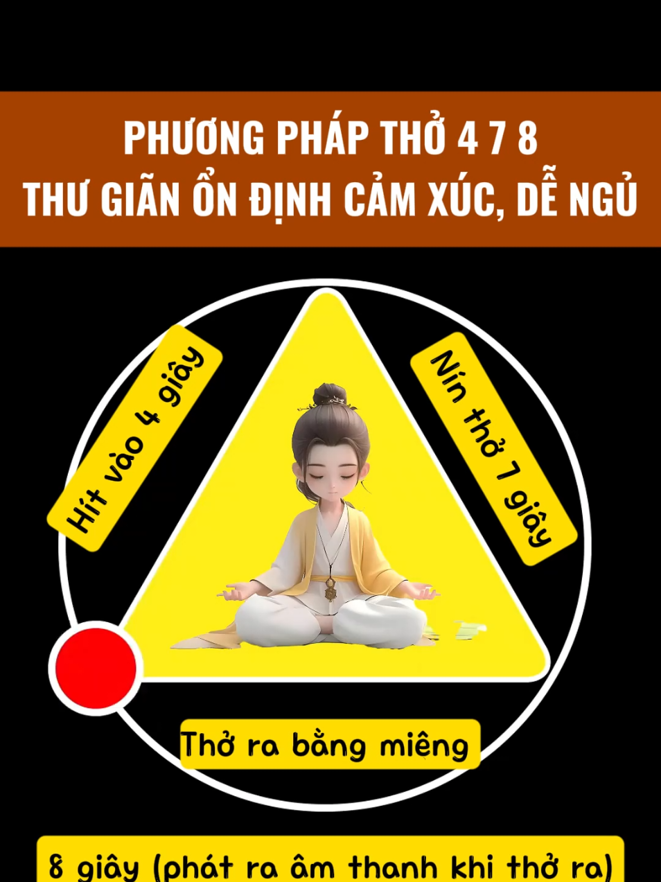 Phương pháp thở 4 - 7 - 8 giúp thư giãn, ổn định cảm xúc, thúc đẩy ngủ ngon hơn