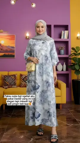 Anggun Sejak Pandangan Pertama Dress gamis ini tuh bikin tampil anggun dari pandangan pertama ✨ Modelnya flowy, bahannya adem, dan jatuhnya cantik banget Sekali coba, langsung pingin koleksi semua warnanya! #dressgamis #gamisanggun #fashionmuslimah #ootdmuslimah #gamiswanita 