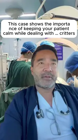 This case shows the importance of keeping your patient calm while dealing with … critters#emergencymedicine #erstoriee #dermatologist #dermatology #physicianassistant #er #emergencyroom #premed #prepa