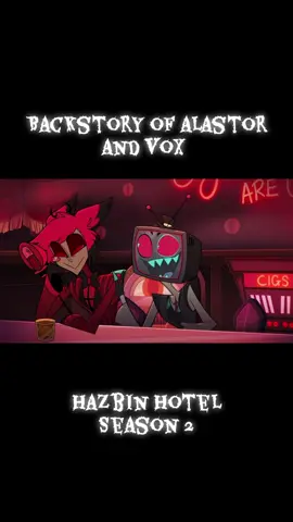 Backstory of Alastor and Vox #amazonprimevideo #vivziepop #hazbinhotelseason2 #hazbinhotelalastor #vox 