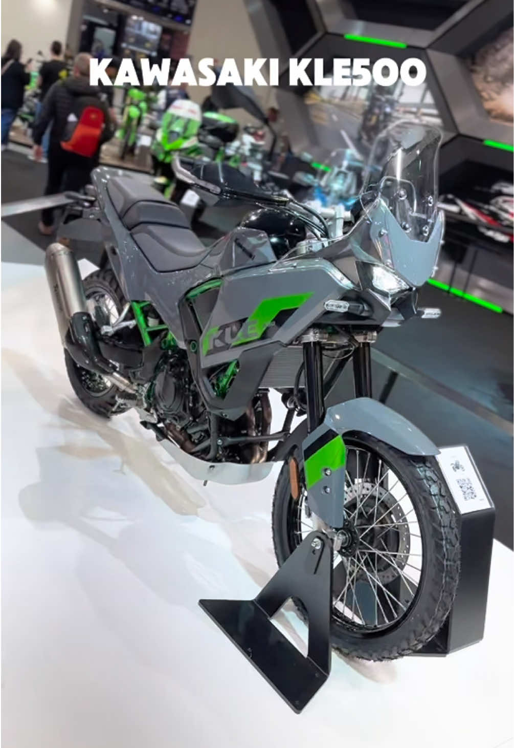 NIEUW: Kawasaki KLE500 #kle500 #kawasaki #eicma #fyp 