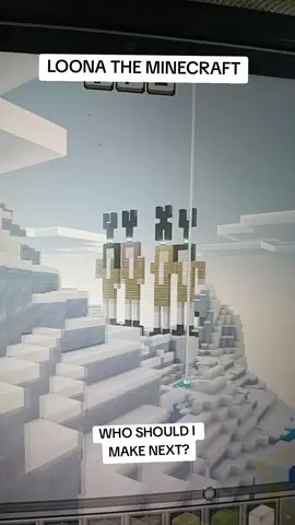 mike ia loonaifying minecraft one block at a. time.. qho should i make nwxt? #loonatheworld #loonafyp  #oddeyecircle #yyxy #artms 
