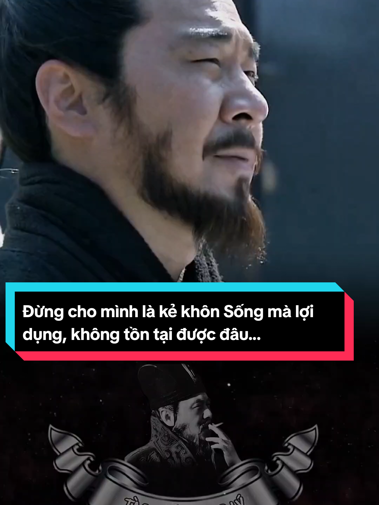 Đừng cho mình là kẻ khôn Sống mà lợi dụng, không tồn tại được đâu... #taothao #tamquocdiennghia 