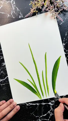 ✨Brush Stroke Painting 🌸 Prettiest flowers #acrylicpainting #trending #fyp #Art #usa 