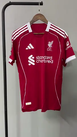 2025-26 Liverpool home jersey for players，Do you like this jersey?#Liverpool #jersey #football #Msalah #player 