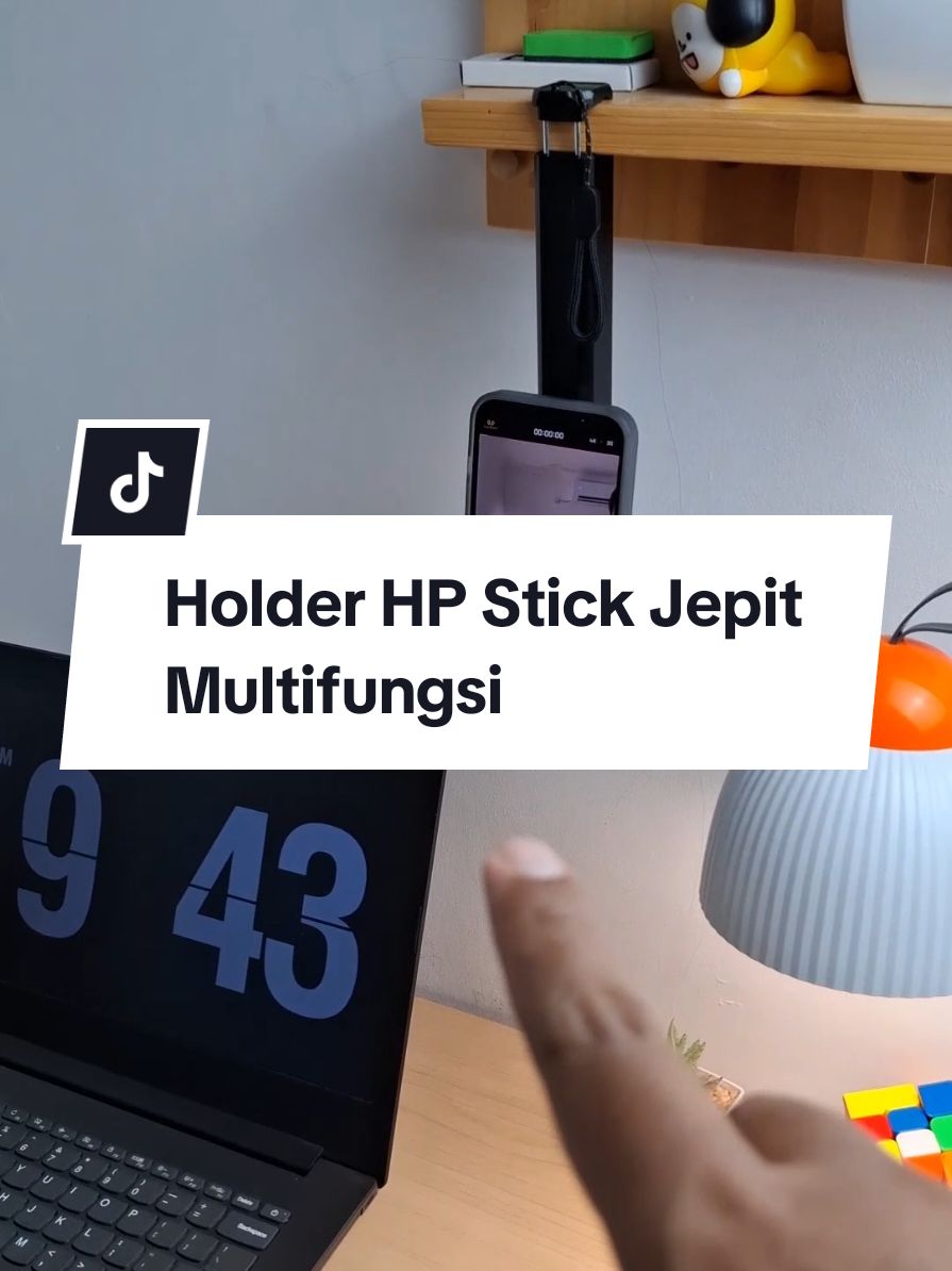Holder HP Stick Jepit Multifungsi. #holderhp #stickholderhp #holderhpjepit #phoneholder #ngonten 