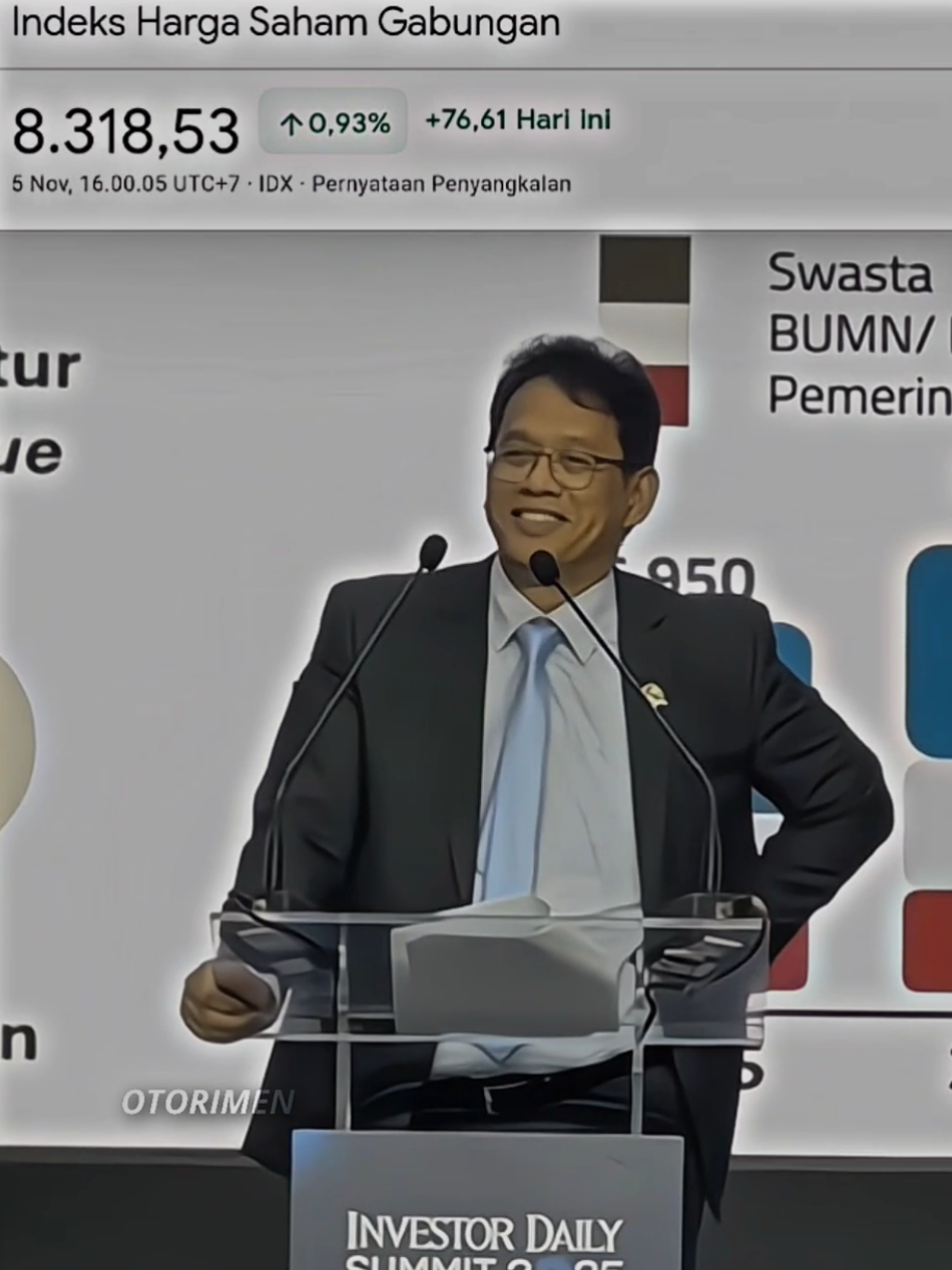 Tengil sesuai Hasil. #purbayayudhisadewa #menkeu #ihsg 