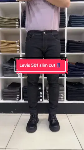 အမဲပုလဲဖောက် Levis 501 slim cut 👖 Size-29,30,31,32,34,36 #casualjeans #rough #manly #blanco #fyfyfyfy 