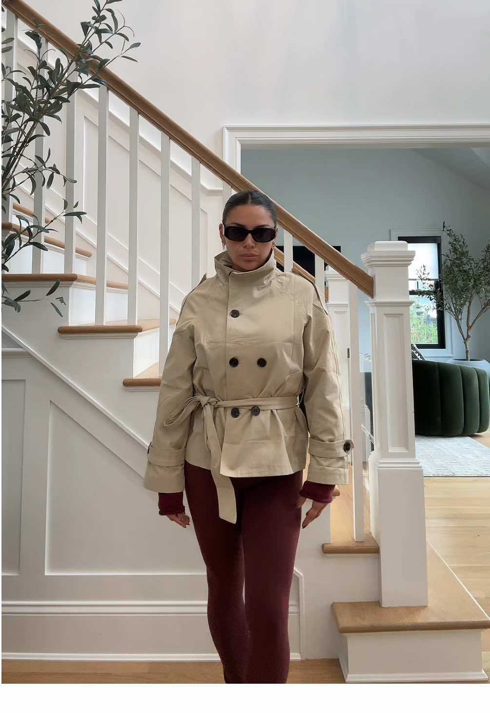 Trench coat of my dreams 😍 #trenchcoat #falloutfits #workoutoutfit link in Bi0! 