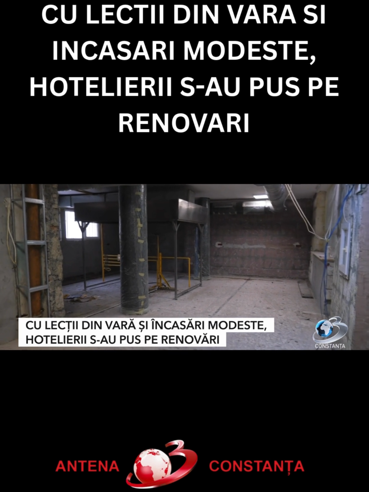 După un sezon estival sub așteptări pentru mulți dintre proprietarii de hoteluri de pe litoral a început perioada renovărilor. Cu încasări modeste, dar cu lecții învățate de la turiști, unii hotelieri investesc acum în modernizarea spațiilor de cazare, în special la unitățile de 3 și 4 stele, preferatele românilor. De la pereți, până la mobilier, totul se schimbă. Obiectivul: servicii mai bune și experiențe mai plăcute pentru sezonul următor. #hotels #sezon #litoral #mamaia #constanta #turism #romania #stiri
