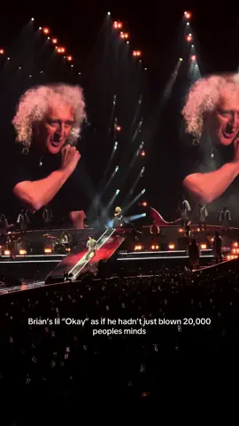 Benson really pulled through on the best night of our life #BrianMay #Queen #Boone 