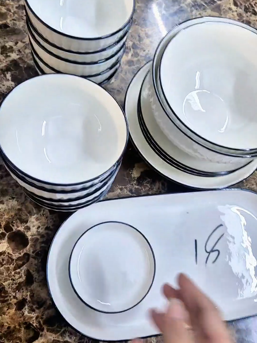 Set bât đĩa gốm sứ xịn đẹp #batdia #batdiagomsu #batdiadep #batancom #dogiadungtienich 