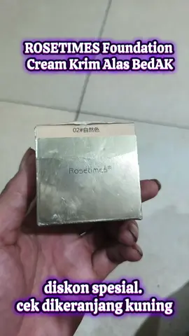 ROSETIMES Foundation Cream Krim Alas Bedak. #foundation #foundationmurah #foundationmakeup #foundationviral #rekomendasifoundation 
