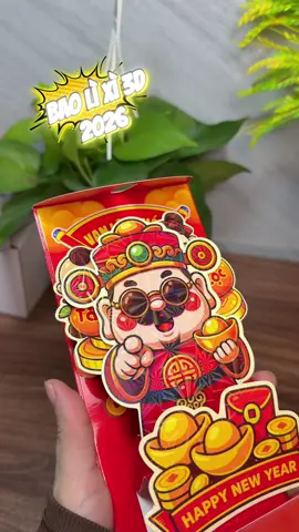 bao lì xì mẫu mới 2026 #baolixi3D #baolixi #tet2026 