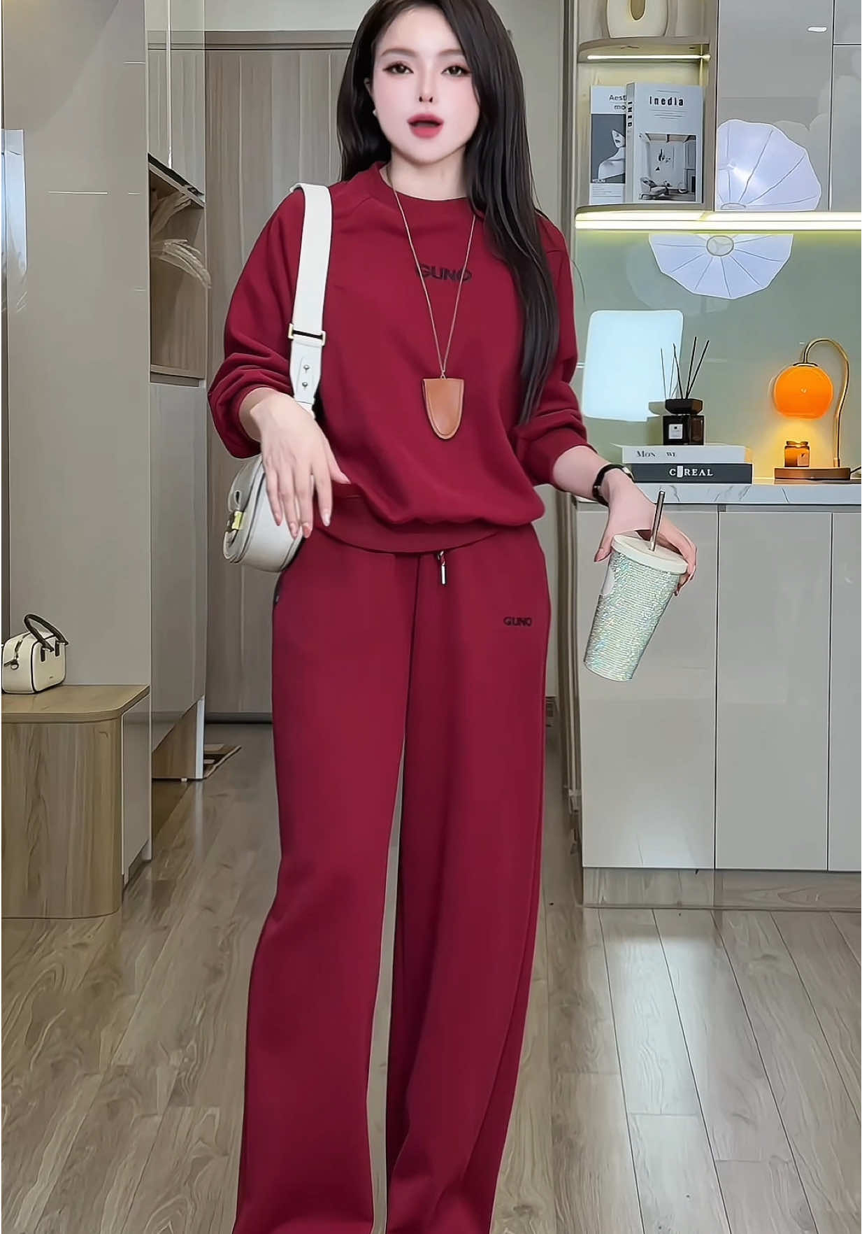 Set bộ nỉ thêu Guno thiết kế cao cấp đi chơi diện đi đâu cũng xinh cũng sang #setbo #setboxinh #setbonu #setbothethao #setboni