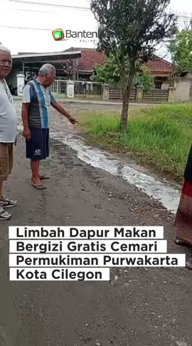 Warga Lingkungan Kubang Walingi, Kelurahan Purwakarta, Kecamatan Purwakarta, Kota Cilegon, resah dengan aliran limbah yang diduga berasal dari dapur Makan Bergizi Gratis atau MBG. #bantennews #tiktoknews 