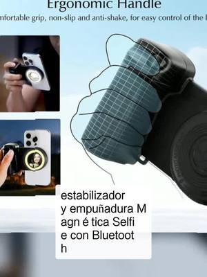 Control Bluetooth integrado para disparar fotos y vídeos sin tocar el móvil