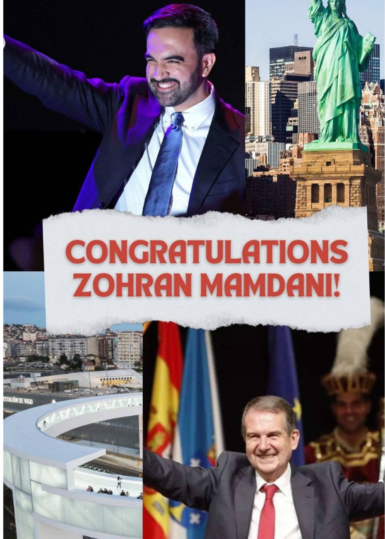 🏙️ Congratulations @Zohran Mamdani 🇺🇸❗️