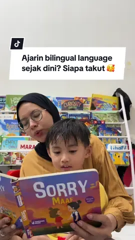 AyBun bangga nggak sih kalau si kecil lancar bahasa inggris? Jangan ragu lagi, untuk ajarkan bilingual sejak dini dengan buku dari Tentang Anak ya, AyBun 🥰 #tentanganak #bukutentanganak #bilingualkids 