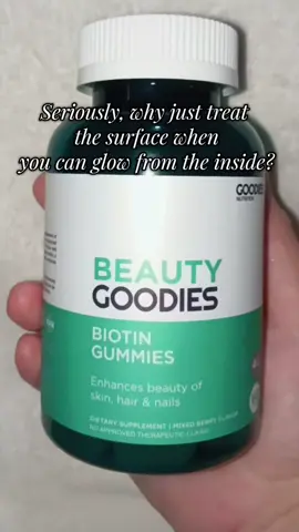That's why I'm obsessed with these Beauty Goodies. Real results, zero effort! 🔥 @goodiesnutrition #beauty #forwomen #Beautygoodies #goodiesnutrition #Biotin 