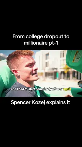 Spencer Kozej explains how he would start from 0$ to make 7 figures !! #spencerkozej #miami #luxurylife #sales 