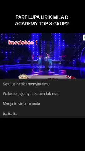 waduh Mila lupa lirik sampe 3 kali di part yang sama  #milada7 #milen #dangdutacademy7 #fyp #dacademy7indosiar 