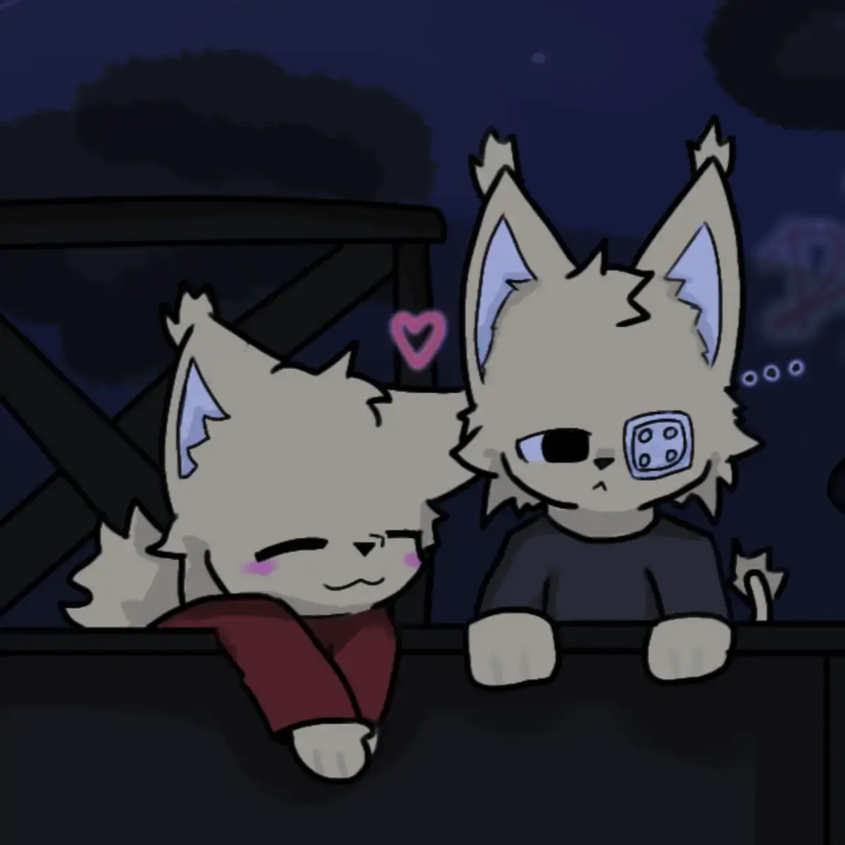 twins ❤️.#furry #furr #drawing #cat #fyp 