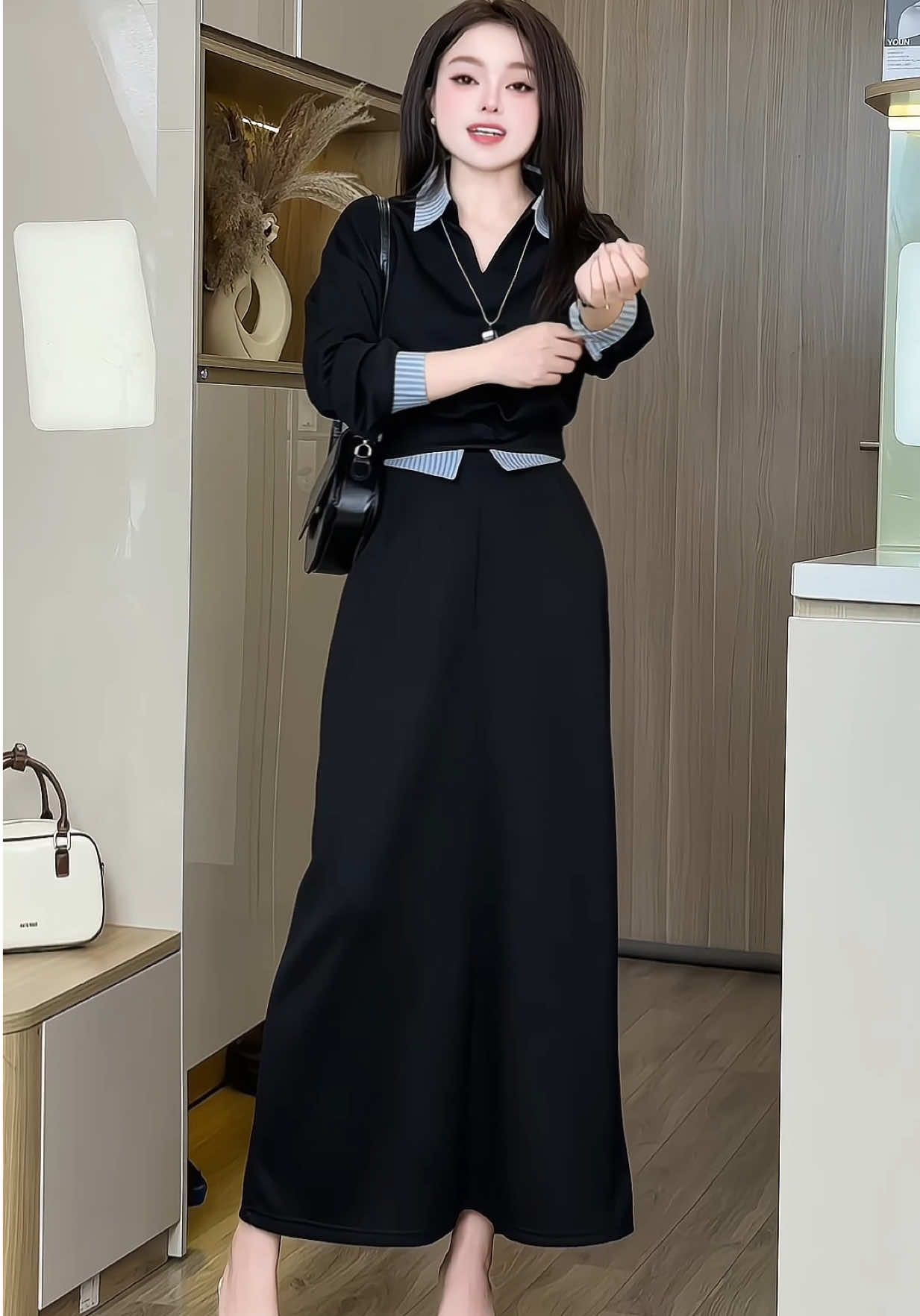 Set áo áo dài tay phối kẻ mix chân váy dáng dài, đi chơi dạo phố xinh trẻ trung năng động tôn dáng, chất mềm đẹp mê nay hời lắm ý   #setbo #setboxinh #setbonu #setvayxinh #setvayao 