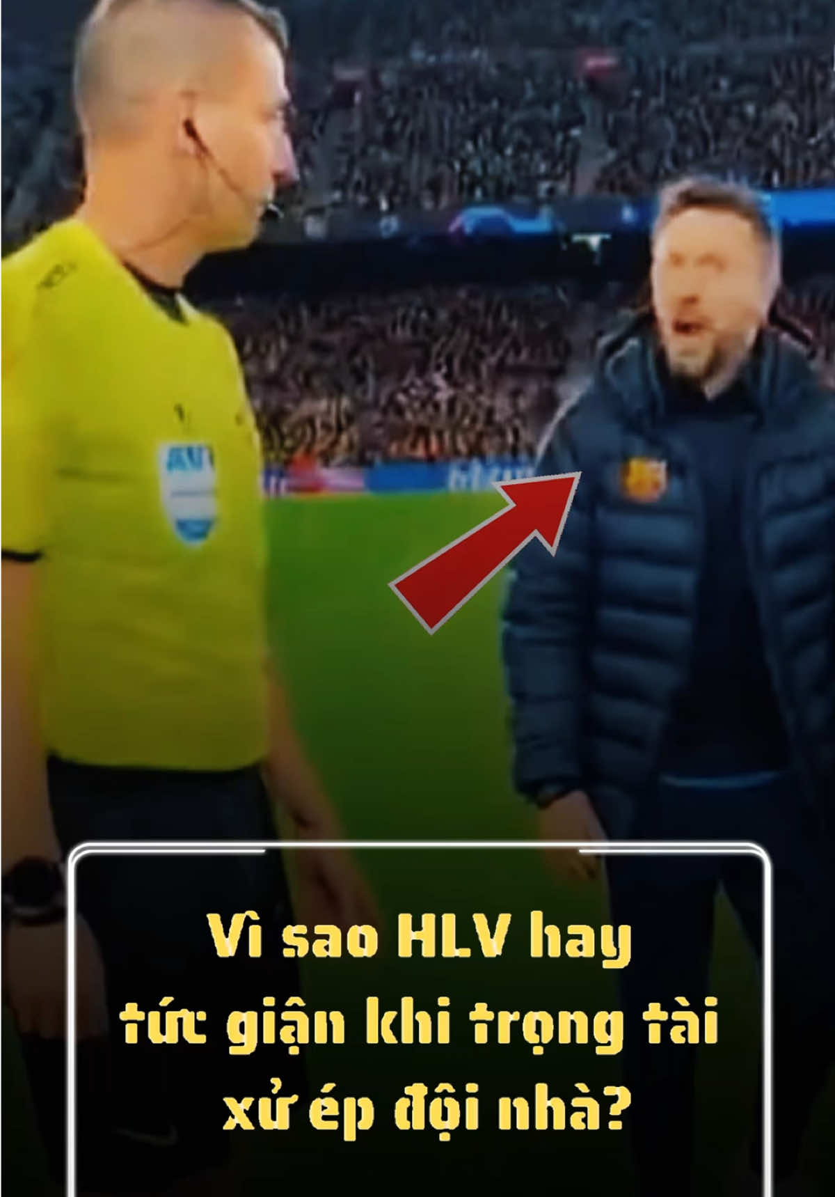 Vì sao HLV hay tức giận khi trọng tài xử ép đội nhà? #bongda #trongtai #bongdavietnam #thethao #foryou 