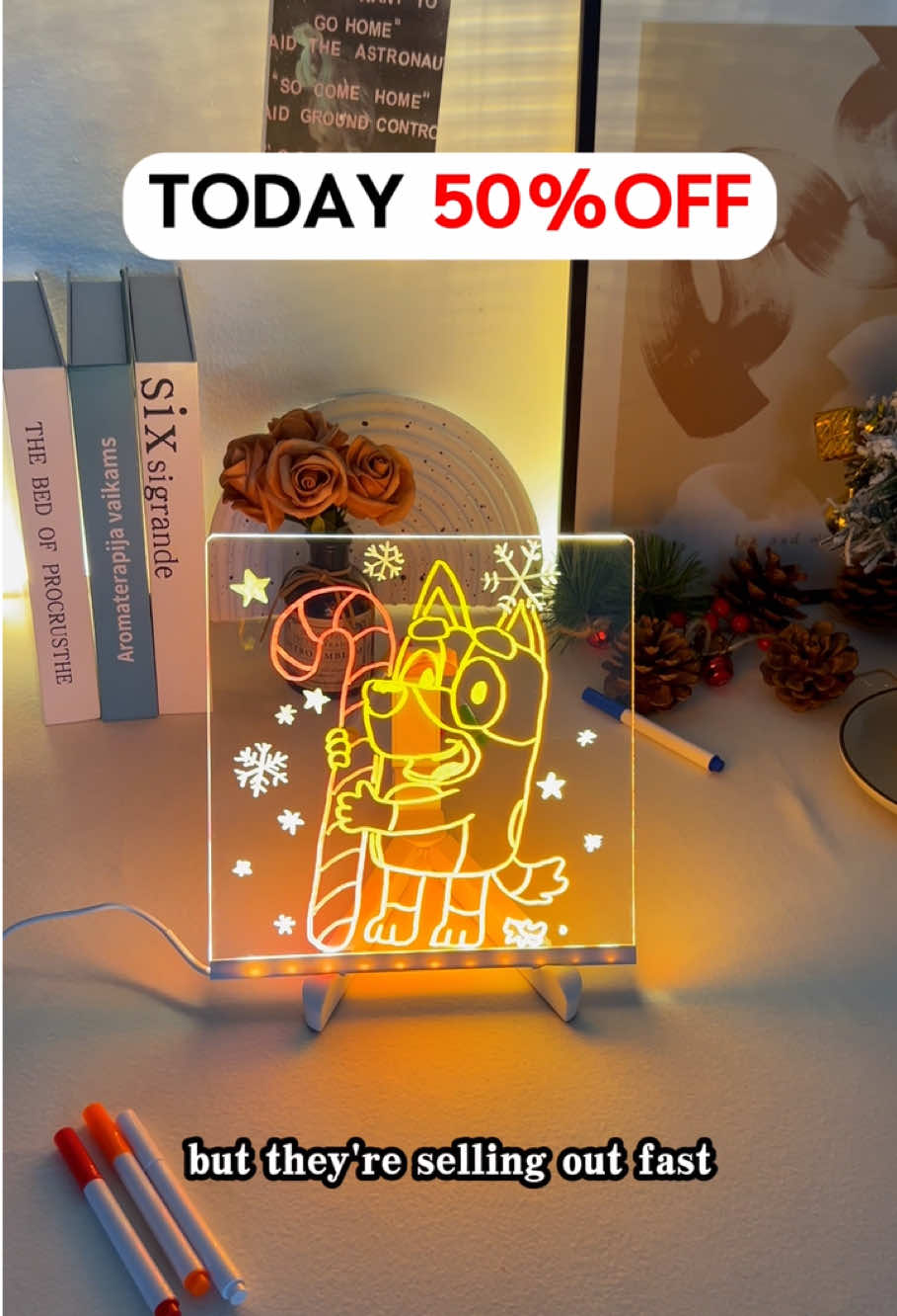 “50% OFF?! I can’ t believe no one invented this until 2025😱✨”#KidsGift#LEDDrawingBoard