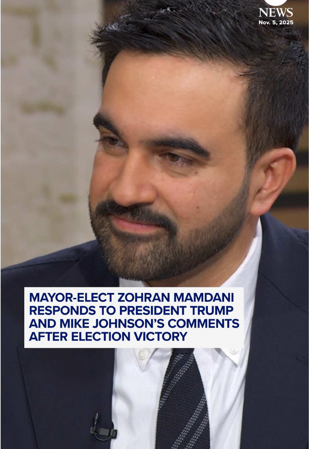 New York City Mayor-Elect Zohran Mamdani said he hopes to set an 