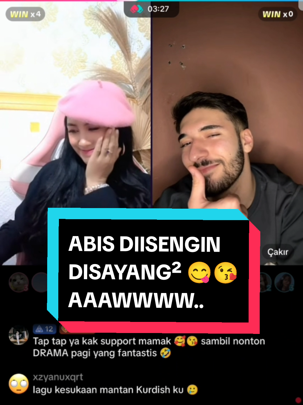 ABIS DIISENGIN AYANG, DISAYANG-SAYANG LAGI 😙😚😋😘  APA GA MELELEH HATI KAW HOST 🤣🤣😂 @🥀🌺Ki_NA_NA🌺🥀 @Çakır  #kinana #cakir #fypシ゚viral #fypシ゚ #bestcoupleforever 