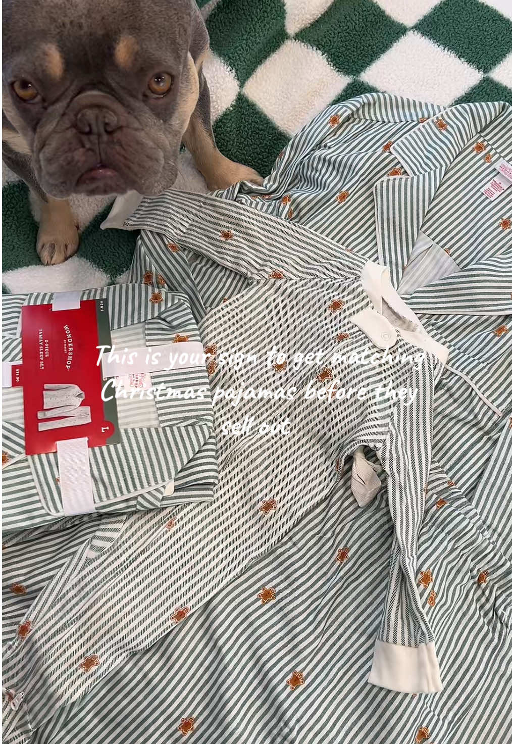 We love some matching Christmas pajamas #christmaspajamas 