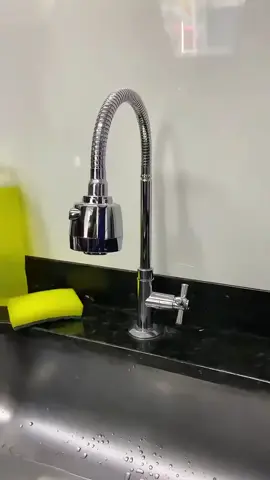 Torneira Cozinha Gourmet Bancada Parede Flexível 1/4 Volta Cromo#torneira#gourmet 