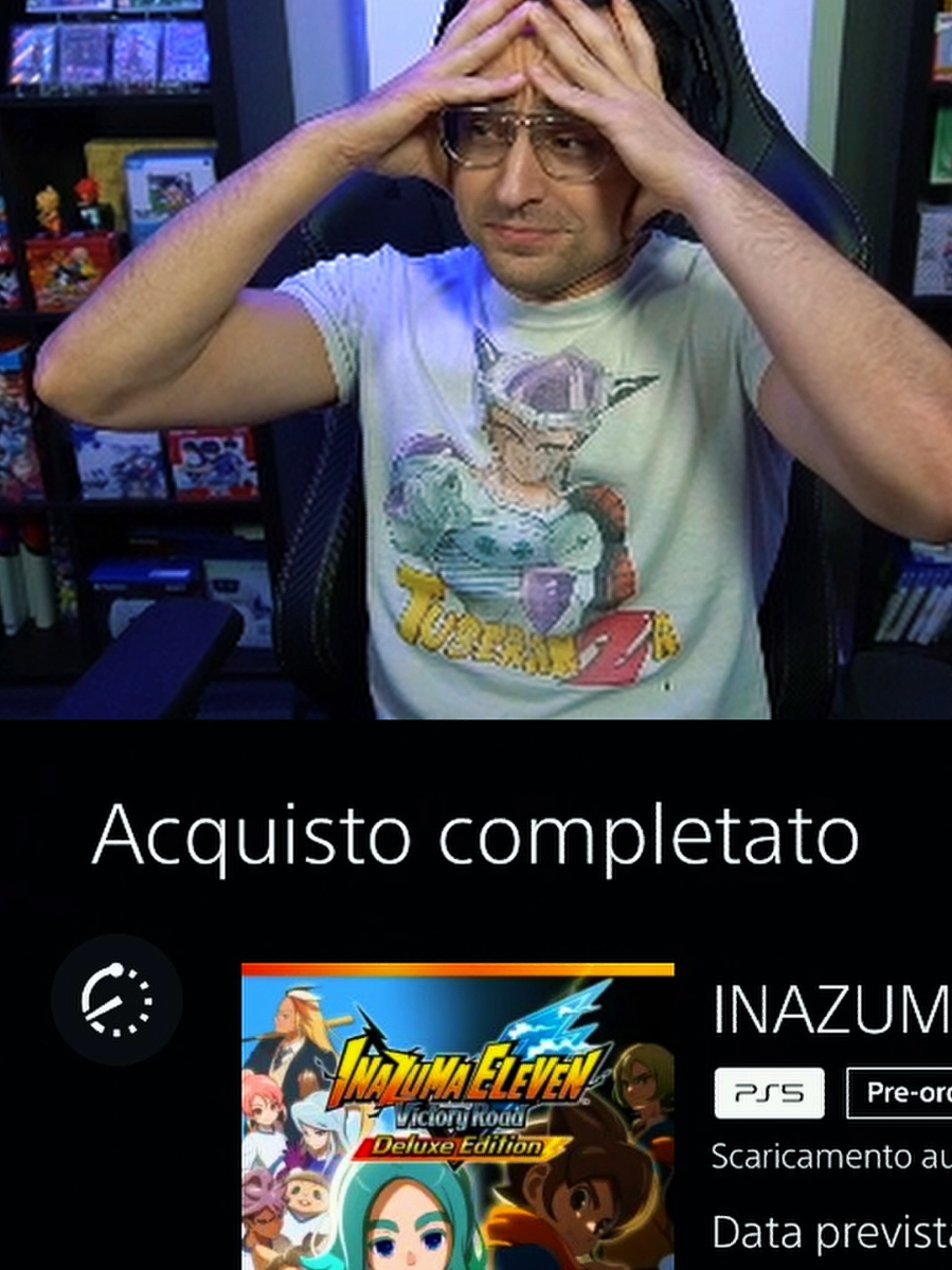 Inazuma Eleven RIMANDATO!  Dopo che ho prenotato il gioco...LEVEL-5 può agire 😂  #inazumaeleven #inazumaelevenvictoryroad #inazuma #tiktokcalcio 
