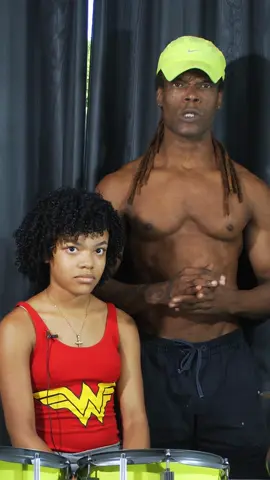 Hoji vim cum uma aluna pra fazê um aula pratica da tequinica TA TUN TIS, TUN TA TIS Funçiona ô num funçiona? #bateria #musica #aula #salsa 