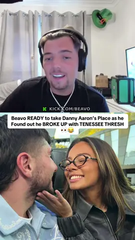 Beavo READY to take Danny Aaron’s Place as he Found out he BROKE UP with TENESSEE THRESH👀😂#kick #beavo #dannyaarons #tennessee #teneseethresh 