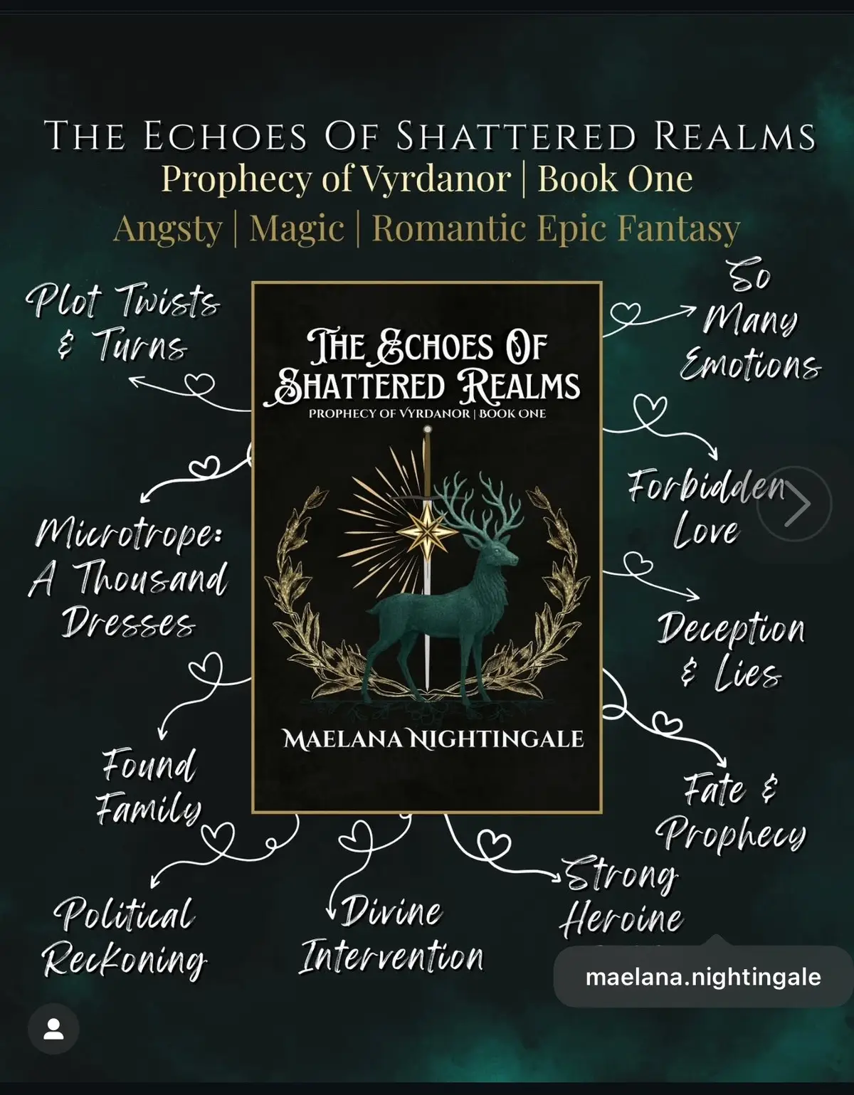 I cannot put this book down. It gives me the same vibes I felt while reading ACOTAR and TOG. Seriously, this book is going to blow up!!! The world building and character development fantastic I’m going to need book 2 ASAP. As soon as I finish it @maelananightingale - author 📖 #BookTok #ARC #fypシ゚viral 