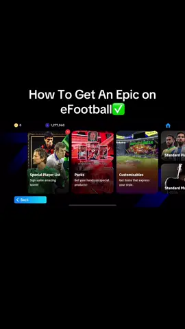 How to get an Epic Card on eFootball✅ #foryoupage #fyp #efootball #efootballtips #efootballmobile 