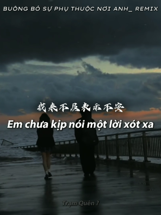 song: BUÔNG BỎ SỰ PHỤ THUỘC NƠI ANH_ REMIX.#viral #buongbosuphuthuocnoianh#nhactrungquoc #xh #TramQuen? 