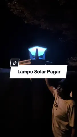 Jimat masa pasang, jimat kos!!! #lampusolar #lampupagar #lampulaman 