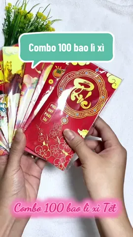 Combo 100 bao lì xì Tết 2026 kiểu truyền thống #lixitet #baolixi2026 #lixitet2026 #baolixi 